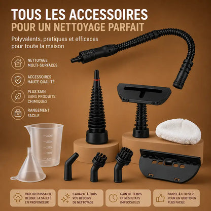 Nettoyeur vapeur portable - Nettoyage sans produits chimiques | VapoClean™
